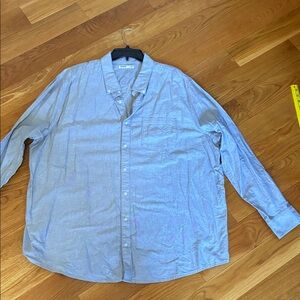 Sonoma Grey Oxford Button-Up Shirt 3XB